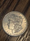 1884 Morgan Silver Dollar Coin, 90% silver