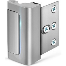 Home Security Door Lock Childproof 3" Stop w Screws SILVER - CHILD LOCK