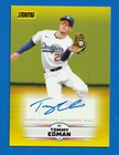 2025 Topps Stadium Club TOMMY EDMAN AUTO YELLOW ON-CARD #SCBA-TE