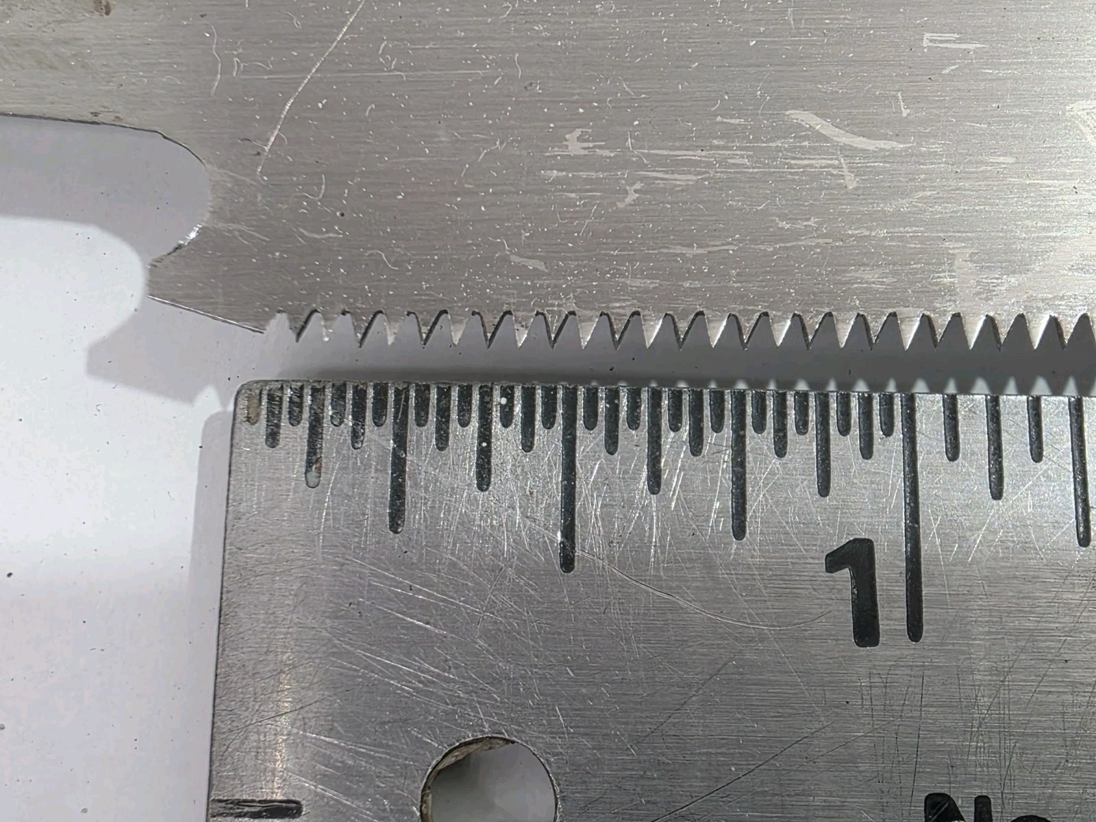 Vintage Razor Saw 6" Stiff Back w/ 7" Wooden Handle Fine Teeth