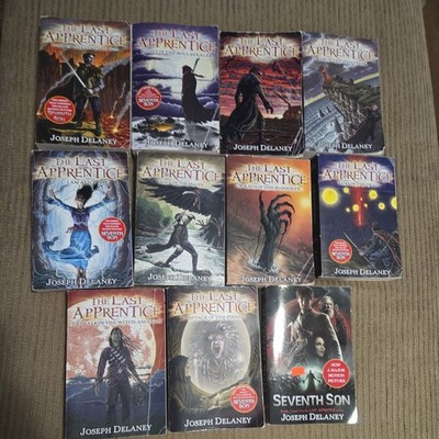 The Last Apprentice Lot Joseph Delaney, 10 + Seventh Son Paperback Fantasy Books