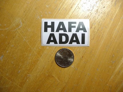 HAFA ADAI STICKER DECAL 1 - 50 BULK PACK FUNNY GREETING PACIFIC
