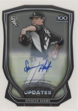 2015 Bowman Chrome Scouts' Updates Die-Cut Spencer Adams #BSU-SA Auto 9x7