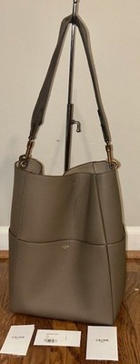Authentic Celine Sangle Seau Bucket Tote Bag Purse #189593AH4