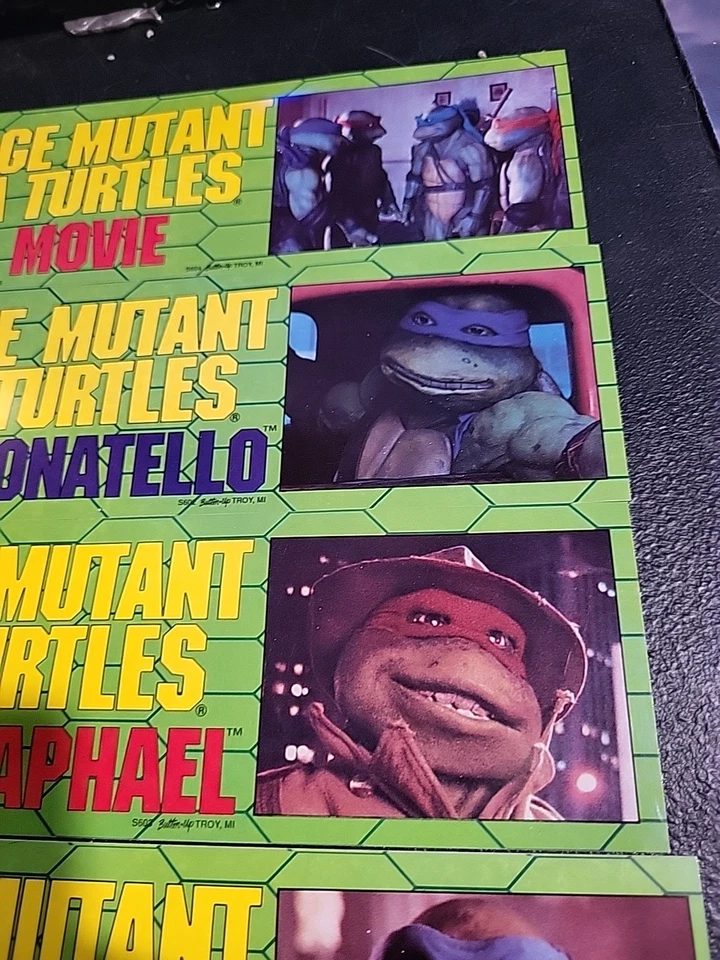 (5) PEGATINA PARA PARACHOQUES TEENAGE MUTANT NINJA TURTLES TMNT LA PELÍCULA LEO DON RAPH MIKE Foto 3 de 4