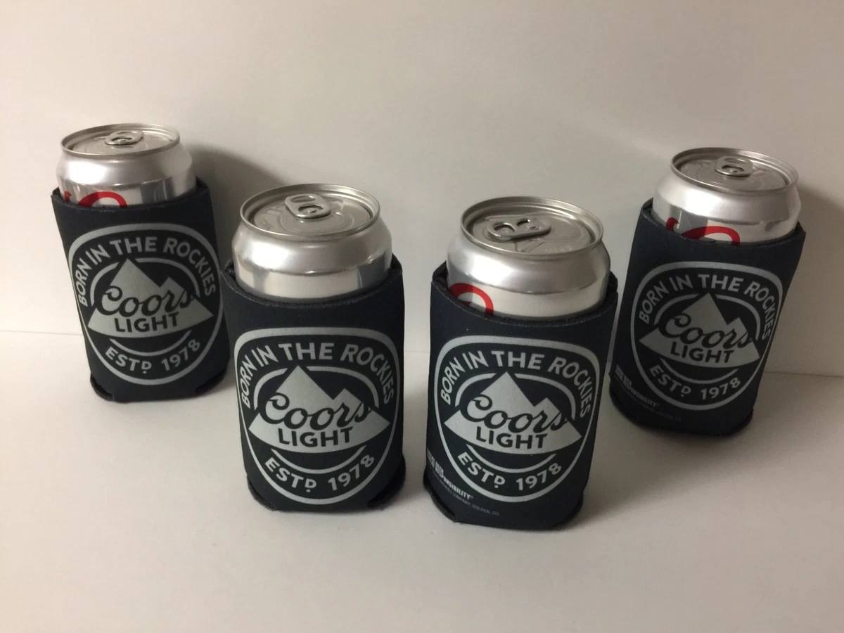Coors Light 16 Oz Aluminum Bottle Koozie Shelly Lighting