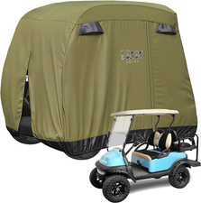 4 Passenger Golf Cart Cover Waterproof Outdoor All-Weather Polyester Full Cover