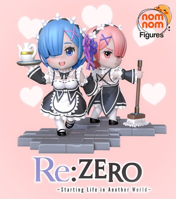 Chibi Rem & Ram - Re_Zero 3D Druck 53mm