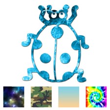 Ladybug Cute Insect - Vinyl Decal Sticker - Multiple Patterns Sizes - ebn428