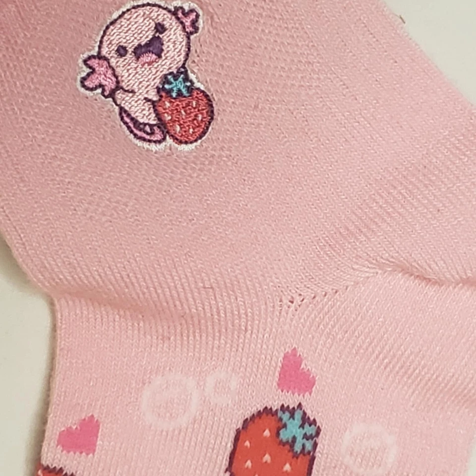 Calcetines al tobillo Hot Topic Strawberry Monster - Talla mediana Zapato Talla 4-10 - WChs003 Foto 3 de 3