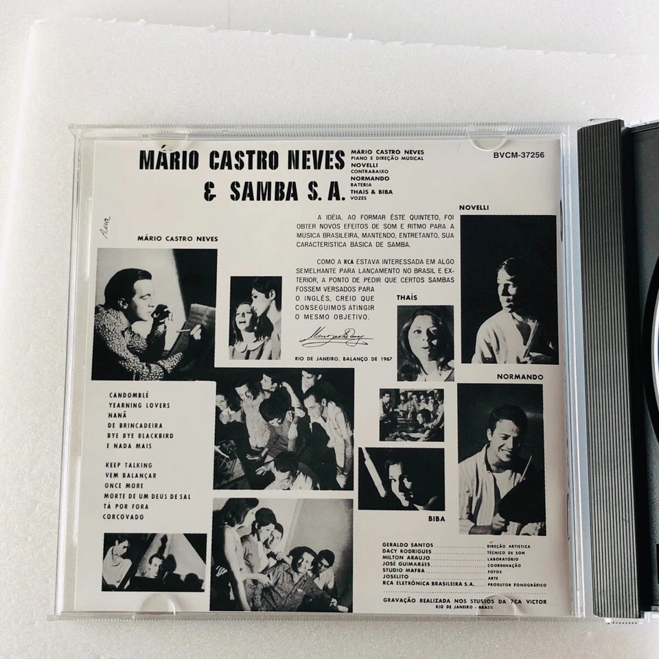 Mario Castro Neves & Samba S.A. [JAPAN CD]Remastered RCA Brasil Boosa Nova Jazz - Image 4 of 4