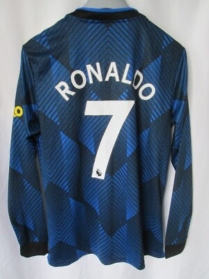 NWT ADIDAS Men's Manchester United Long Sleeve RONALDO #7 Jersey