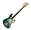 thumbnail 1  - Electric Guitar Jazz Bass style in Vintage Green Gig Bag Basswood body by SX