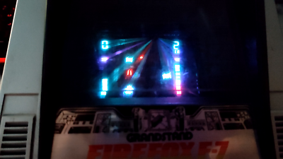 A boxed Grandstand Firefox F-7 electronic video game