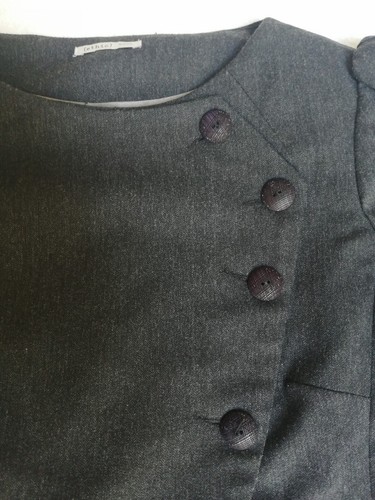 Giacca da tailleur, marca Ethic Soul, taglia 44, Grigia - Foto 9 di 14