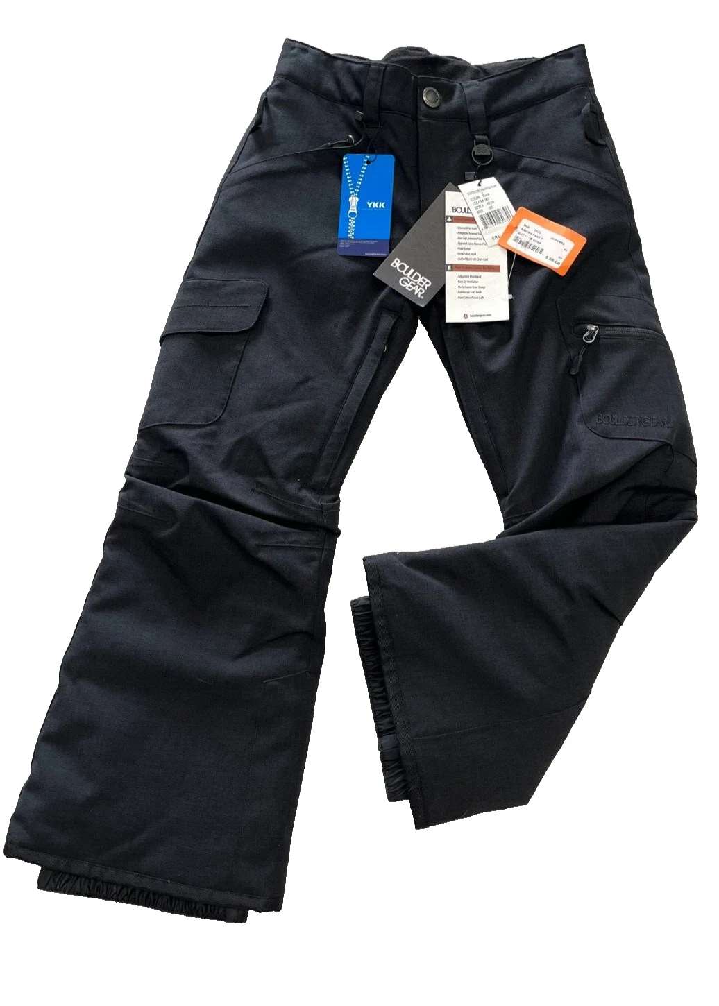 $98 Boulder Gear Ravish Ski/Snowboard Pants NWT Size XS Girls Grow System Black
