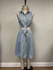 NWT Deadstock 2000s ASOS Petite Cut Out or 2 pc Dress Size 6