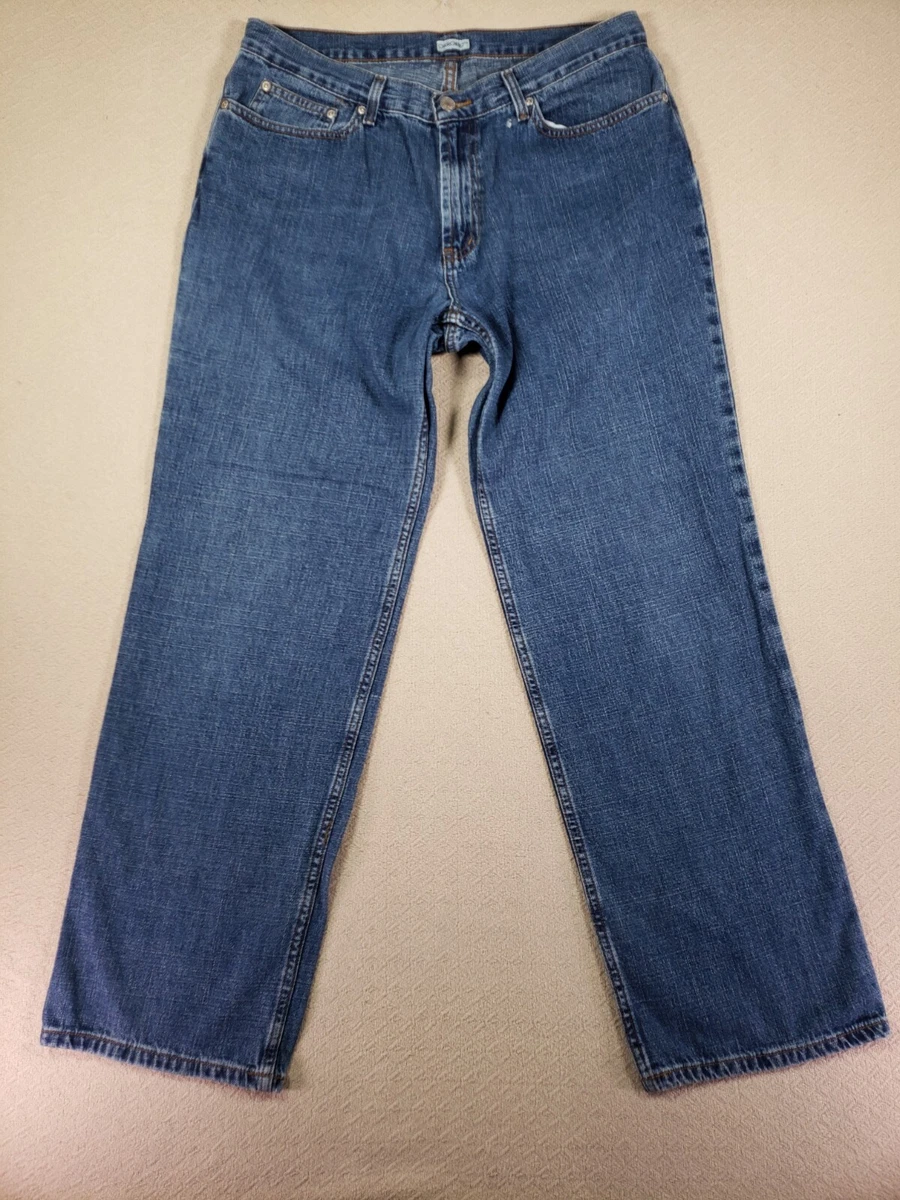 Cherokee Jeans Womens 12 Straight Denim Blue Pockets Mid Rise Cotton