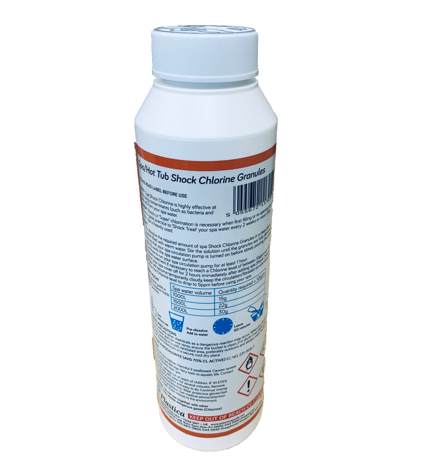 Relax Spa Hot Tub Granular Shock Chlorine Super Chlorinate Clean Tubs