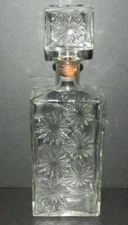 VINTAGE FOUR ROSES WHISKEY EMPTY BOTTLE Cork Top - Free Ship!