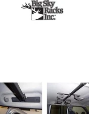 Big Sky Racks 9" SBR-2G-OSH Telescoping Two Gun Panic Handle SUV Ceiling Rack