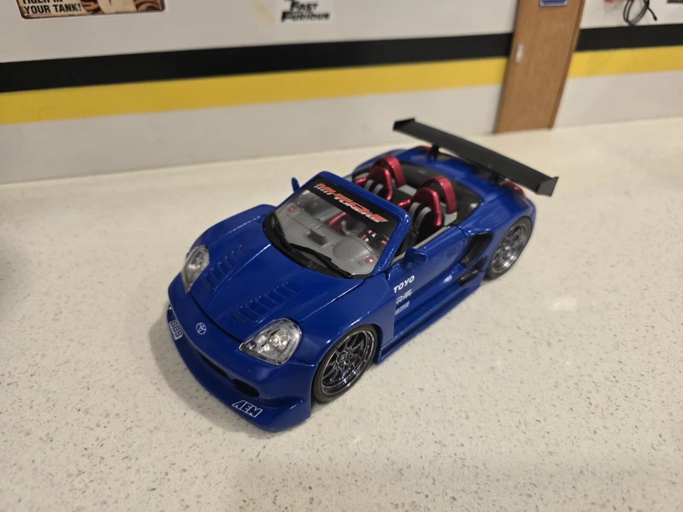 Fast and Furious 1:24 Scale Diecast Car Toyota MR2 Custom - Image 3 of 4