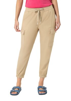 TIMEZONE Damen Cargo Hose REGULAR RAKIMATZ 7/8 - Regular Fit - Beige -Sand Beige