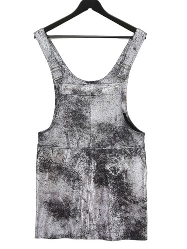 Blanknyc Women's Midi Dress L Silver Polyester