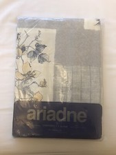 Ariadne Double Bed Duvet Set/light Blue Flower Pattern/ 100 % Cotton/new