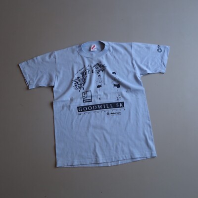Vtg Goodwill Thrift Store Shirt 1993 Thin 5k Marathon Marked M Measures Small