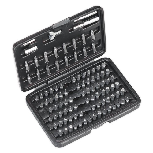 Siegen Power Tool/Security Bit Set 100pc Sealey Tamperproof Storage Case - Picture 3 of 4