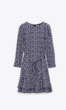 Zara Floral Dress - M, New
