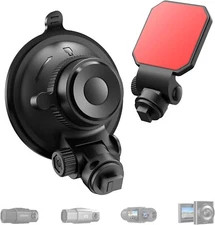 COOAU Car Dash Cam Mounting Bracket, Adjustable Windshield Mount for Dash Camera