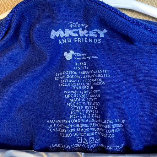Disney Nightgown Women XL Sleep Shirt Mickey Friends Goofy Minnie Donald Pluto - Picture 4 of 6