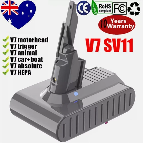 V7 Battery For Dyson V7 Series, V7 Trigger V7 Animal Fluffy Motorhead Pro Vacuum