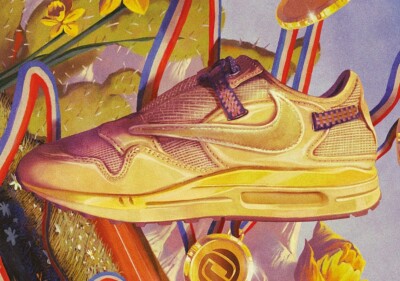 Nike Air Max 1 x Travis Scott Saturn Gold Size 9.5 Men 2022 (DO9392-700)