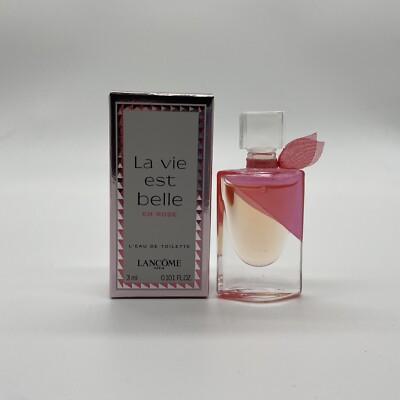LA VIE EST BELLE EN ROSE L'EAU EAU DE TOILETTE NEW IN BOX