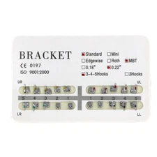 5-20Pack Dental orthodontic MBT slot 022 345 Hook mental bracket brace Standard