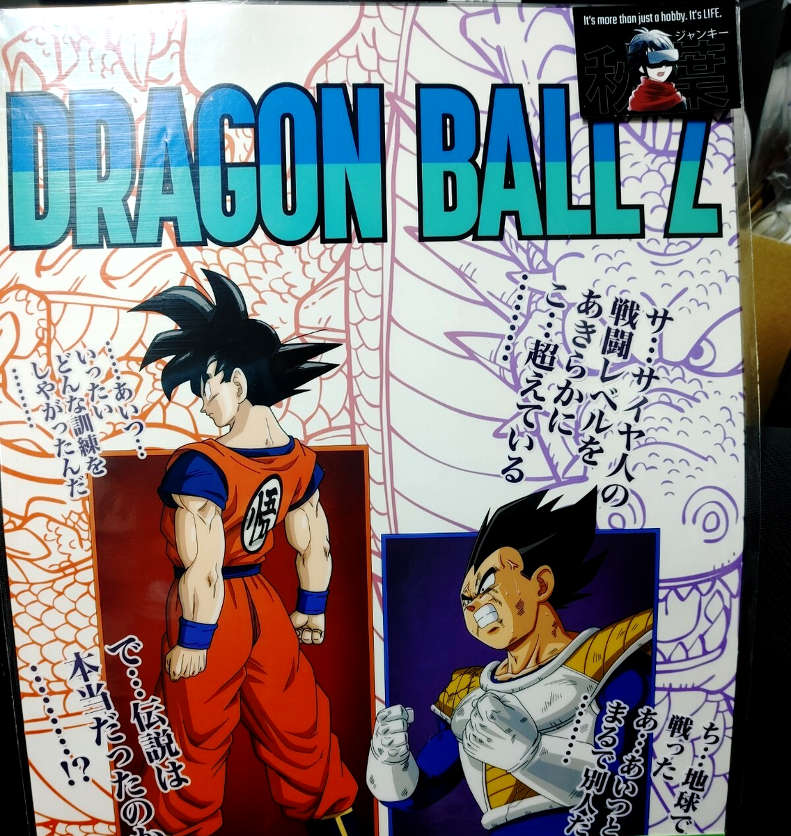 Anime Dragon ball Z Animation Vegeta Goku Poster Japan