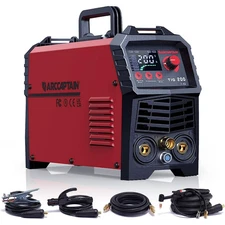 ARCCAPTAIN TIG Welder 200A 110v/220v TIG/Stick/Arc 2 in 1 2T/4T Welding Machine