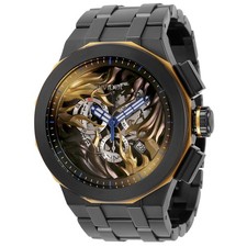 Invicta Speedway Black Dial Black-plated Men's Watch 34873