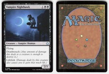 Vampire Nighthawk 186 Uncommon Foundations Magic: The Gathering ligeramente jugado
