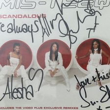 SIGNED Mis-Teeq – Scandalous CD Single 2003 Autographed UK R&B Pop Telstar