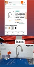 Kohler Trove Single-Handle Pull Down Kitchen Faucet Vibrant Stainless