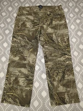 Realtree Pants Mens Large 36x30 Camo RT Max-1 XT Outdoor Hunting Cotton Spandex 