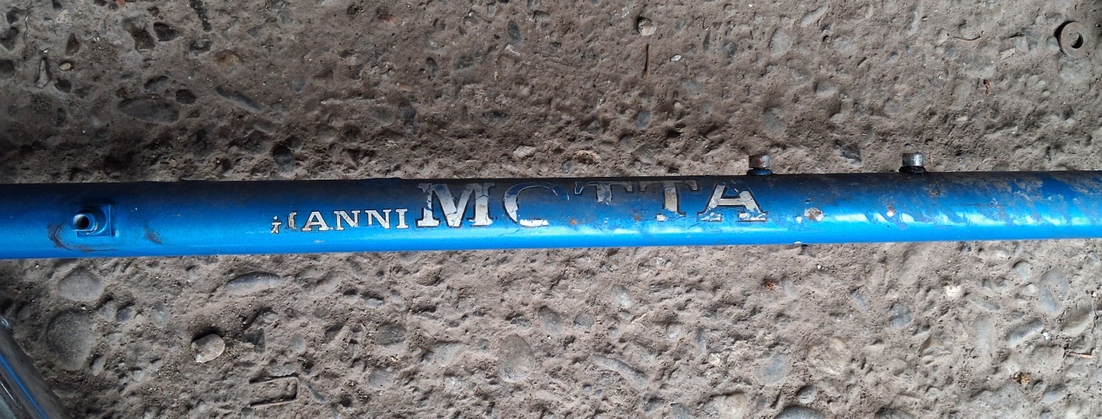 Telaio Bici Corsa Vintage Gianni Motta 54 Acciaio + Forcella Eroica foto 6