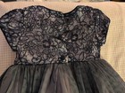 Bonnie Baby 12 Months Dress Navy Ruffled Skirt Pink Bow W Matching Bloomers 12M — photo 6