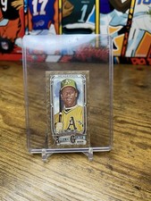 2025 Topps Allen And Ginter- Ricky Henderson #25 Mini Gold Boarder