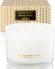 Luxury Vanilla Soy Candles  Large 3 Wick Jar Candle  up to 50 Hours Burning Ti