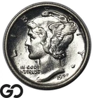 1925-D Mercury Dime Gem BU++ Full Split Bands, Key Date